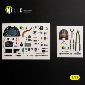 KELIK K32060 Spitfire Mk.11a - interior 30 decals for Revell kit 1/32 – immagine 2