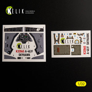 KELIK K32065 A-4E/F SKYHAWK - interior 3D decals for Hasegawa kit 1/32 – imagen 2