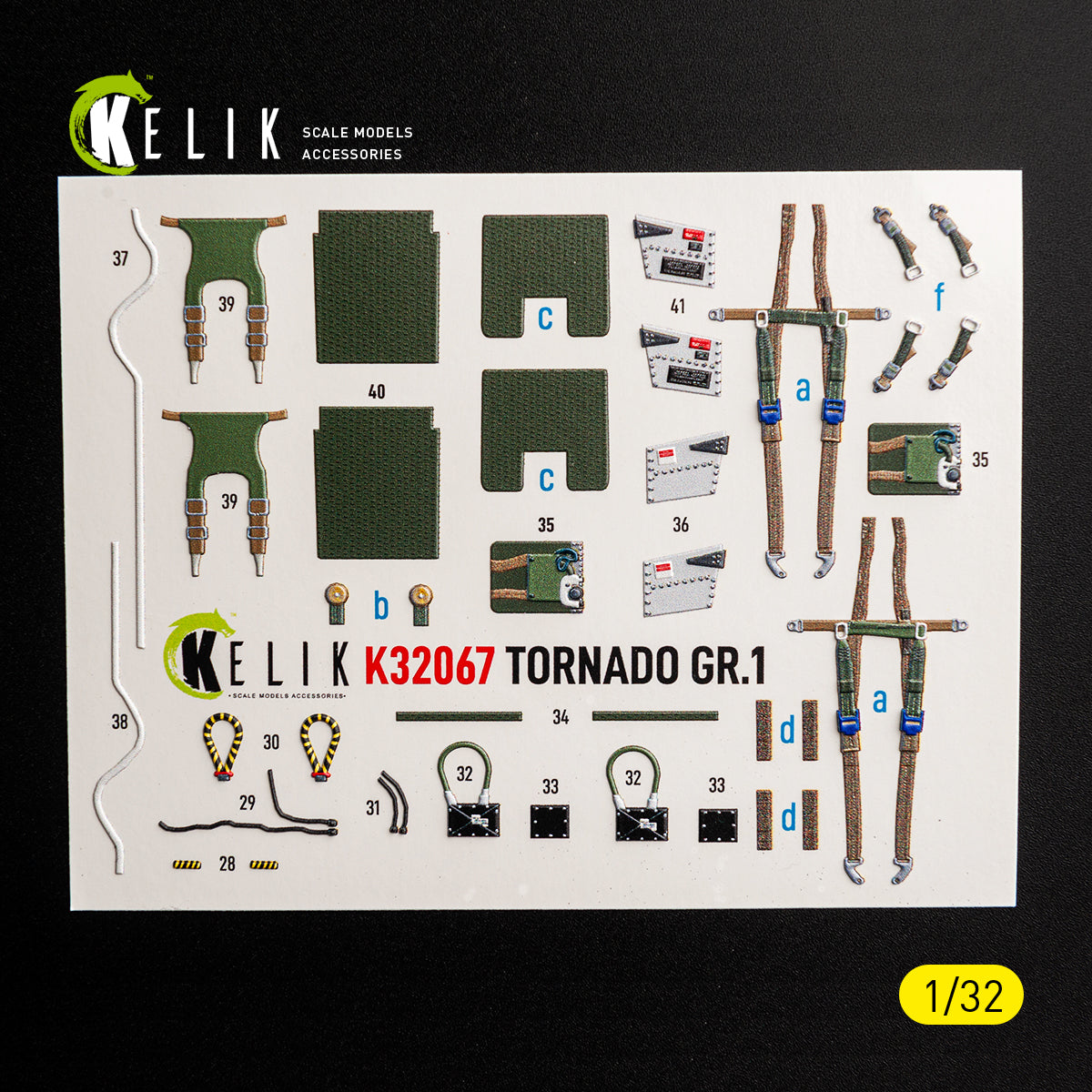 KELIK K32067 TORNADO GR.1 - interior 3D decals for Revell kit 1/32 – imagen 4