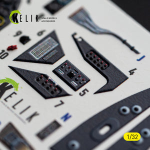 KELIK K 32056 Bf-109 G2/4 - interior 3D decals for Revell kit 1/32 – imagen 4