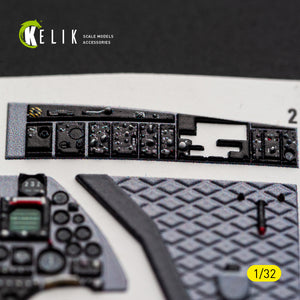 KELIK K32065 A-4E/F SKYHAWK - interior 3D decals for Hasegawa kit 1/32 – imagen 4