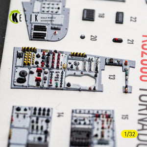 KELIK K32068 TORNADO ECR - interior 30 decals for Revell kit 1/32 – imagen 6