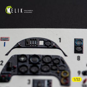 KELIK K 32056 Bf-109 G2/4 - interior 3D decals for Revell kit 1/32 – imagen 7