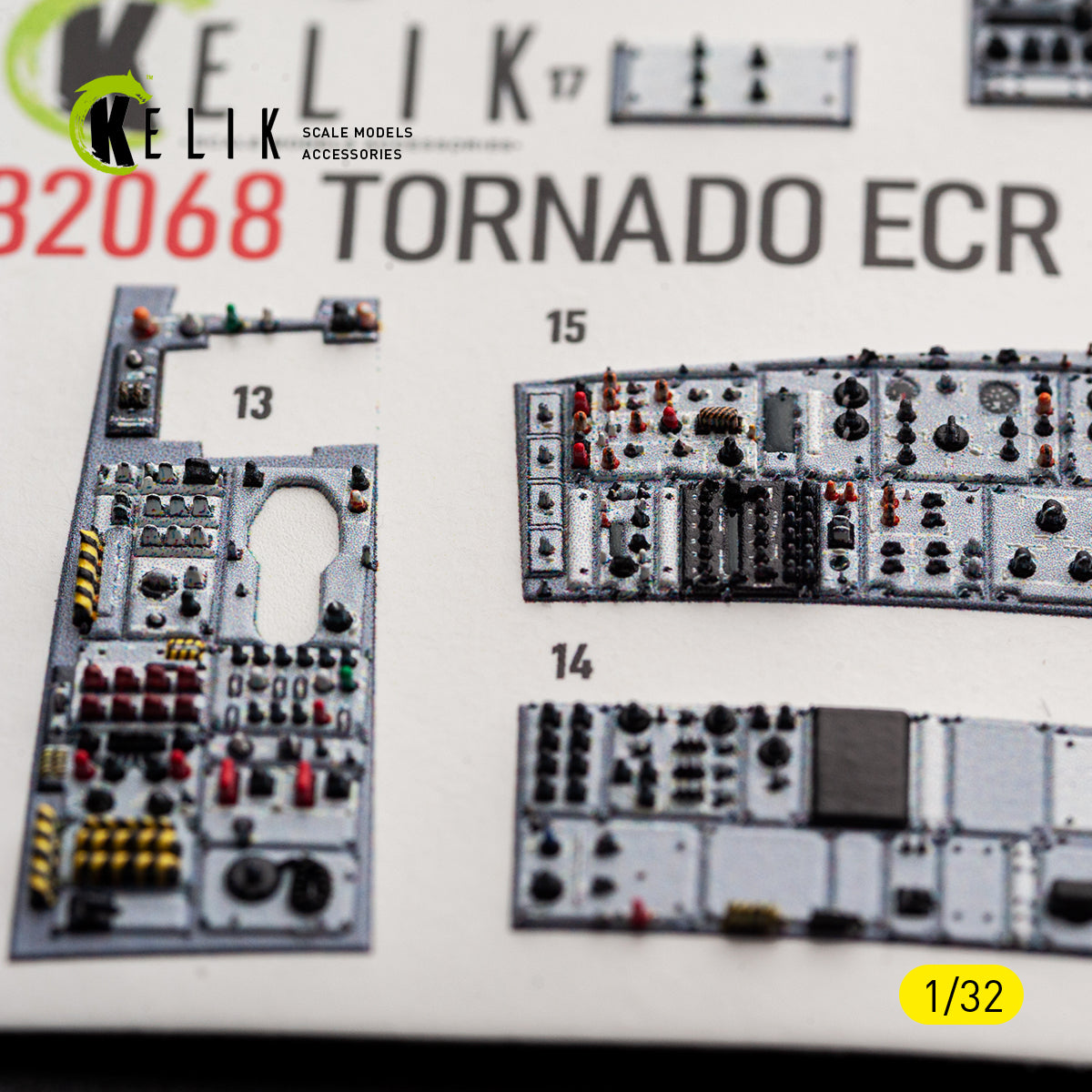 KELIK K32068 TORNADO ECR - interior 30 decals for Revell kit 1/32 – imagen 7