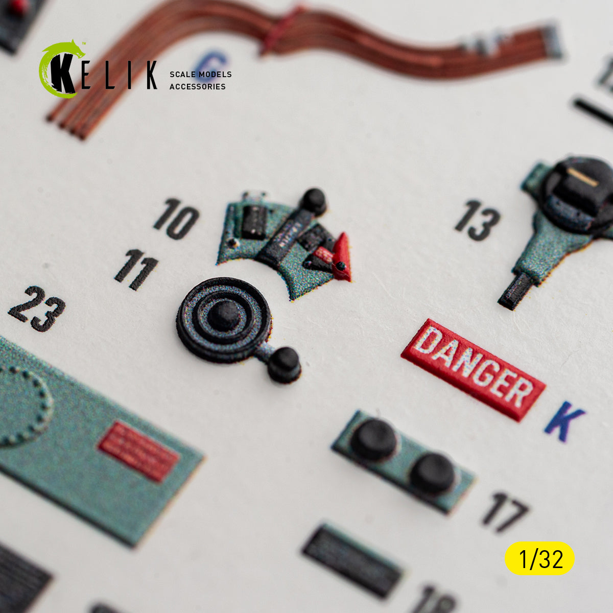 KELIK K32060 Spitfire Mk.11a - interior 30 decals for Revell kit 1/32 – immagine 8