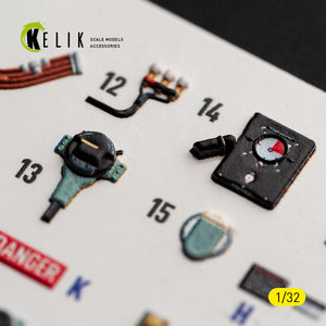 KELIK K32060 Spitfire Mk.11a - interior 30 decals for Revell kit 1/32 – immagine 9