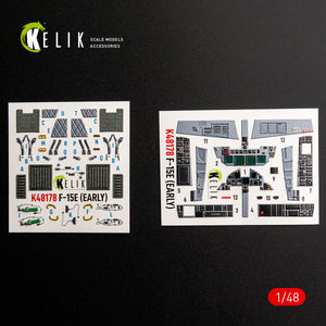 KELIK K48178 F-15E (Early) - interior 3D decals for Hasegawa kit 1/48 – Bild 2
