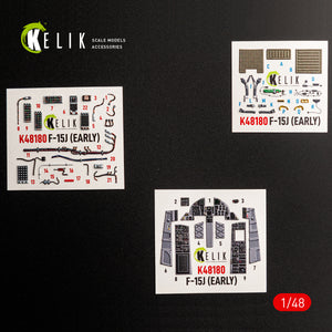 KELIK K48180 F-151 (Early) - interior 3D decals for Hasegawa kit 1/48 – image 2