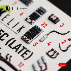 KELIK K48176 F-15C (Late) - interior 3D decals for Hasegawa kit 1/48 – Bild 2