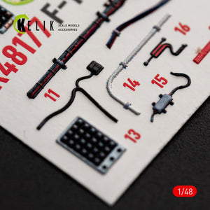 KELIK K48177 F-15C (Early) - interior 3D decals for Hasegawa kit 1/48 – Bild 12