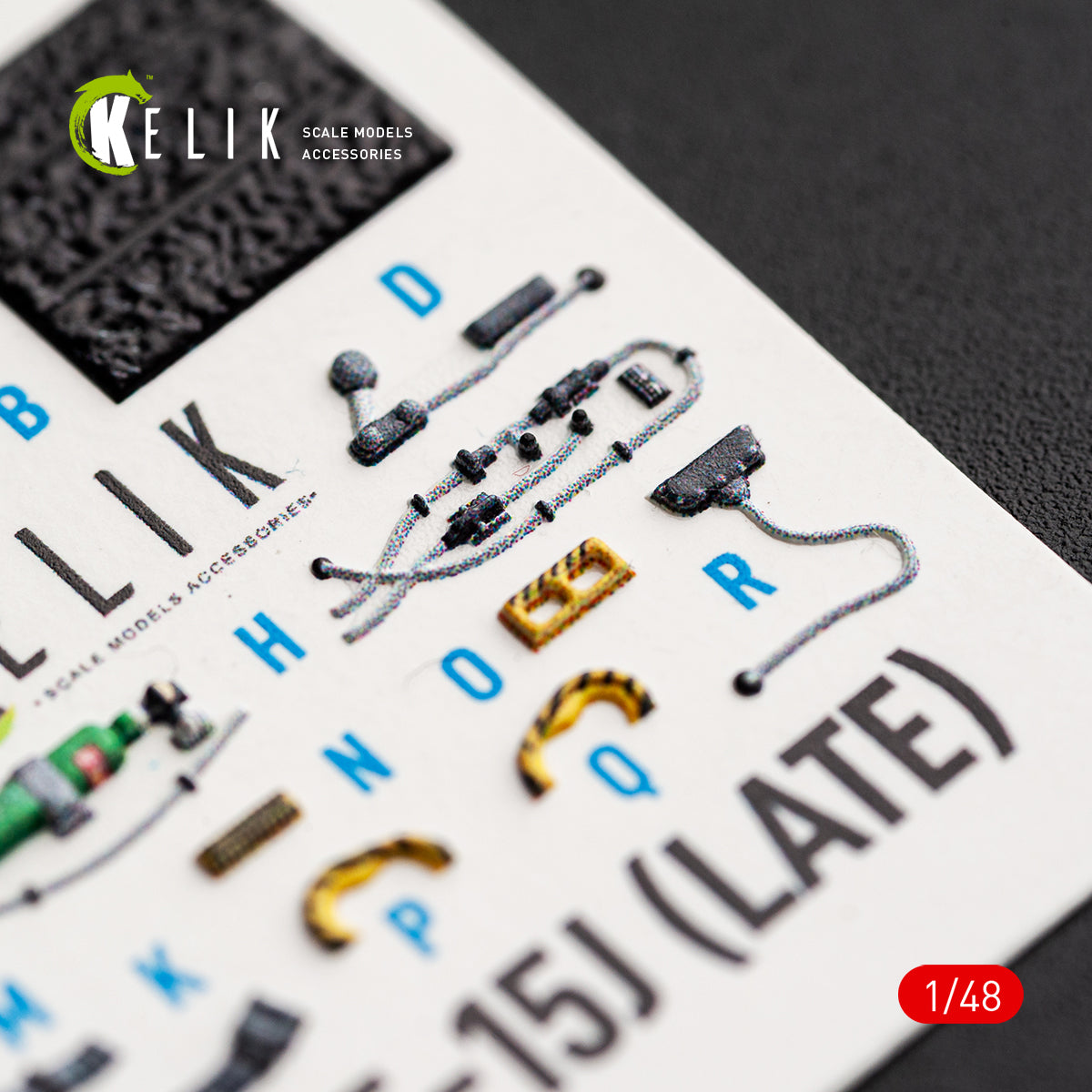 KELIK K48181 F-15.1 (Late) - interior 3D decals for Hasegawa kit 1/48 – Bild 3