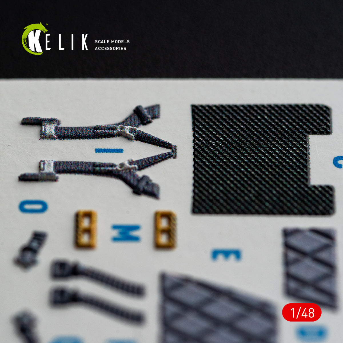KELIK 48185 F-15E (Late) - interior 3D decals for Hasegawa kit 1/48 – image 3