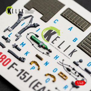 KELIK K48180 F-151 (Early) - interior 3D decals for Hasegawa kit 1/48 – image 4