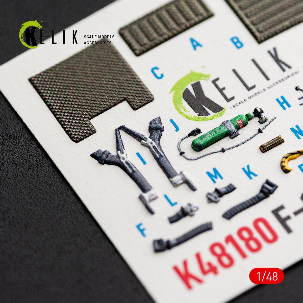 KELIK K48180 F-151 (Early) - interior 3D decals for Hasegawa kit 1/48 – image 11