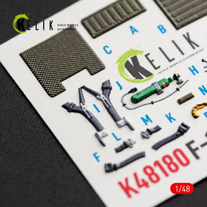 KELIK K48180 F-151 (Early) - interior 3D decals for Hasegawa kit 1/48 – image 11