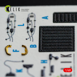KELIK 48185 F-15E (Late) - interior 3D decals for Hasegawa kit 1/48 – image 5