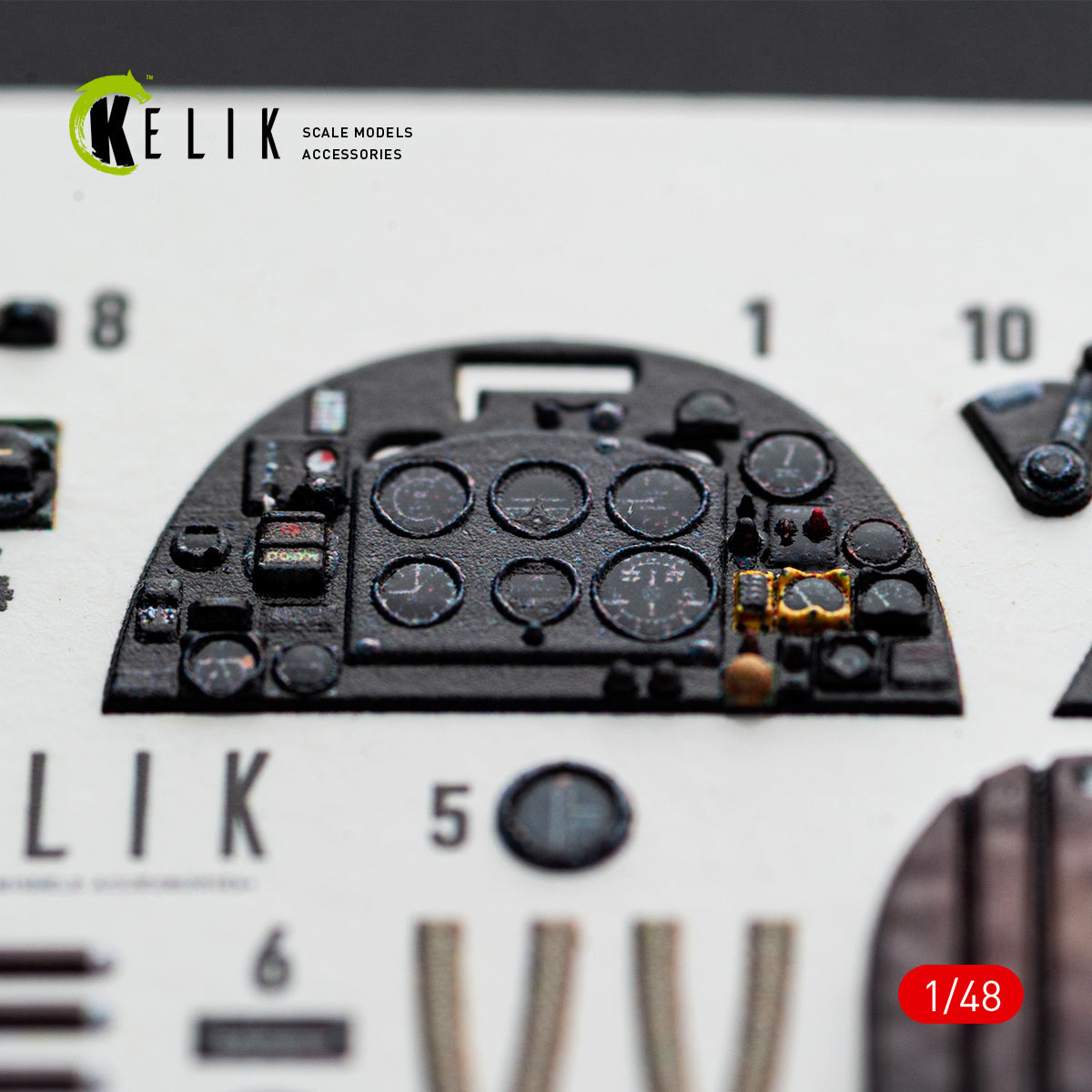 KELIK K48166 Spitfire TR.9 - interior 3D decals for Airfix kit 1/48 – imagen 3