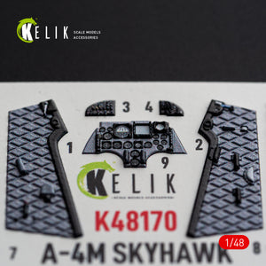 KELIK K48170 A-4M SKYHAWK - interior 3D decals for Hasegawa kit (1/48) – imagen 9