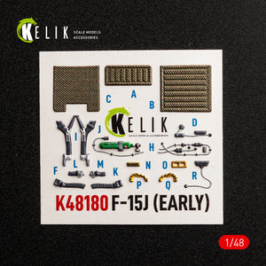 KELIK K48180 F-151 (Early) - interior 3D decals for Hasegawa kit 1/48 – image 7
