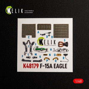 KELIK K48179 F-15A - interior 3D decals for Hasegawa kit 1/48 – Bild 6