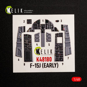 KELIK K48180 F-151 (Early) - interior 3D decals for Hasegawa kit 1/48 – image 8