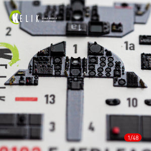 KELIK K48182 F-15D1 Eagle - interior 3D decals for Hasegawa kit (1/48) – Bild 4
