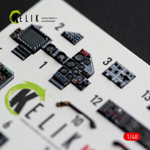 KELIK K48183 AMX - interior 3D decals for HobbyBoss kit 1/48 – immagine 6