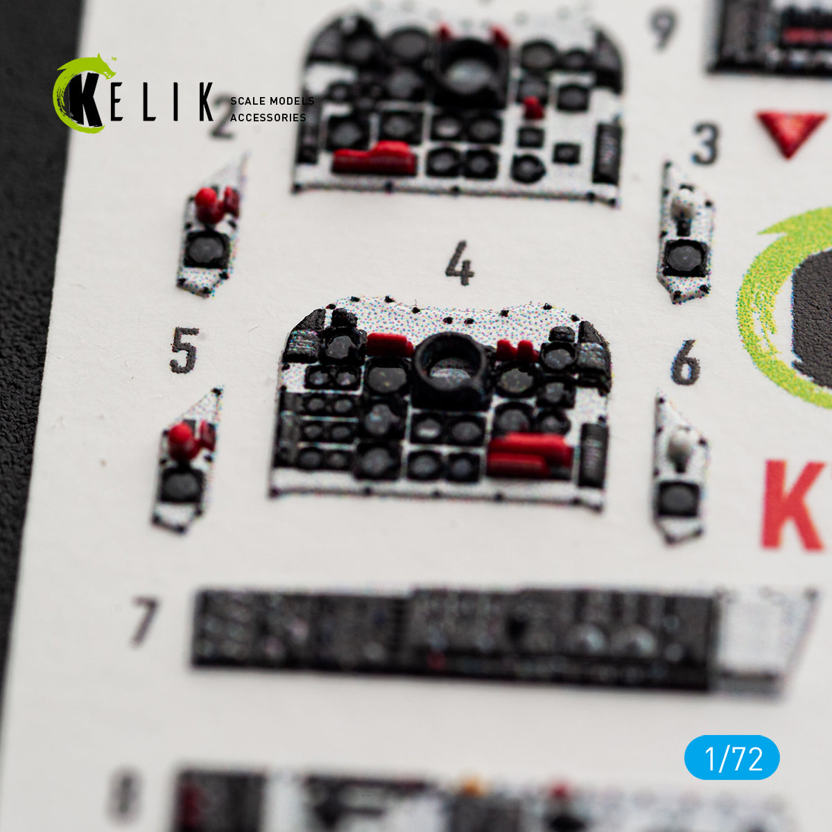 KELIK K72236 T-2C BUCKEYE - interior 3D decals for Wolfpack kit 1/72 – image 4