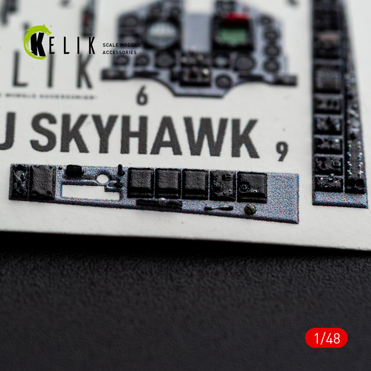 KELIK K48171 TA-4J SKYHAWK - interior 3D decals for Hasegawa kit 1/48 – image 5