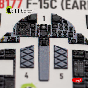 KELIK K48177 F-15C (Early) - interior 3D decals for Hasegawa kit 1/48 – Bild 7