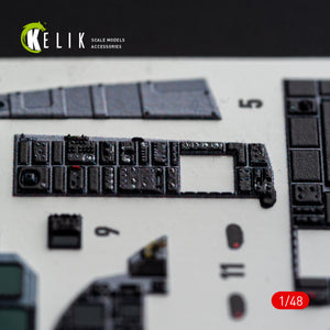 KELIK 48185 F-15E (Late) - interior 3D decals for Hasegawa kit 1/48 – image 8