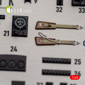 KELIK K48191 He-111 H-16 - interior 3D decals for ICM kit 1/48 – Bild 5