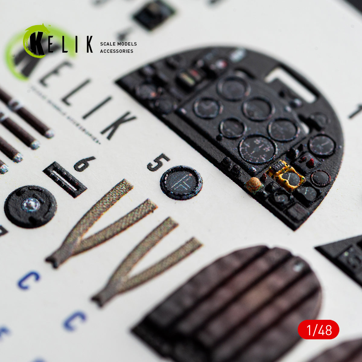 KELIK K48166 Spitfire TR.9 - interior 3D decals for Airfix kit 1/48 – imagen 6