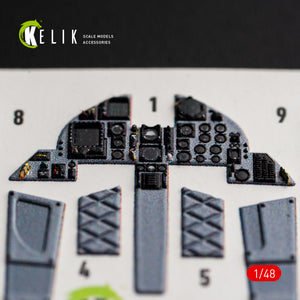 KELIK K48176 F-15C (Late) - interior 3D decals for Hasegawa kit 1/48 – Bild 8