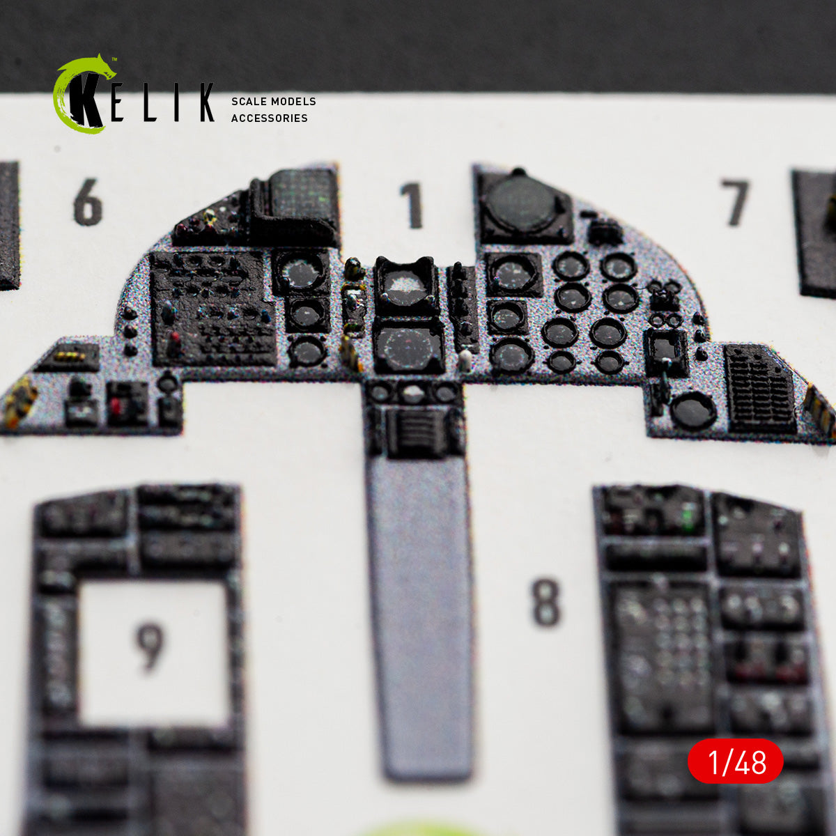 KELIK K48179 F-15A - interior 3D decals for Hasegawa kit 1/48 – Bild 8