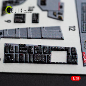 KELIK K48182 F-15D1 Eagle - interior 3D decals for Hasegawa kit (1/48) – Bild 6