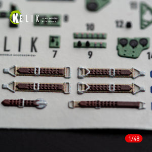 KELIk Aichi K48196 D3A2 Val - interior 3D decals for Wingsy Kits kit 1/48 – immagine 6