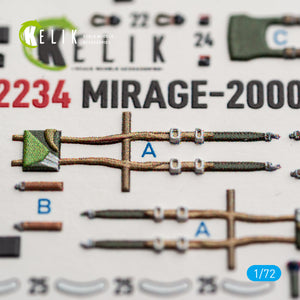 KELIK K72234 Mirage-20000 - interior 3D decals for DreamModel kit 1/72 – Bild 6