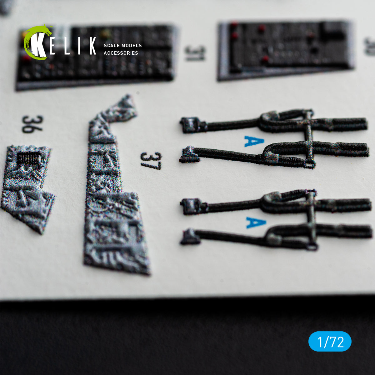 KELIK K72235 F-140 Tomcat - interior 3D decals for Tamiya kit 1/72 – immagine 6
