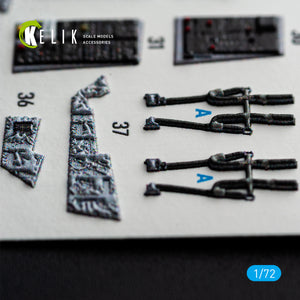 KELIK K72235 F-140 Tomcat - interior 3D decals for Tamiya kit 1/72 – immagine 6