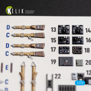 KELIK K72240 FW-200 C-5/C-8 - interior 30 decals for Revell kit 1/72 – imagen 6