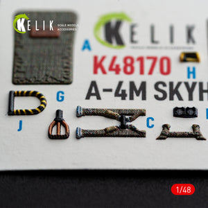 KELIK K48170 A-4M SKYHAWK - interior 3D decals for Hasegawa kit (1/48) – imagen 5