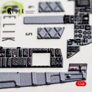 KELIK K48181 F-15.1 (Late) - interior 3D decals for Hasegawa kit 1/48 – Bild 9