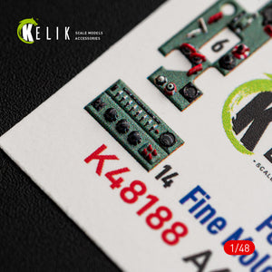 KELIK K48188 A6M5a - interior 3D decals for Fine Molds kit 1/48 – immagine 7