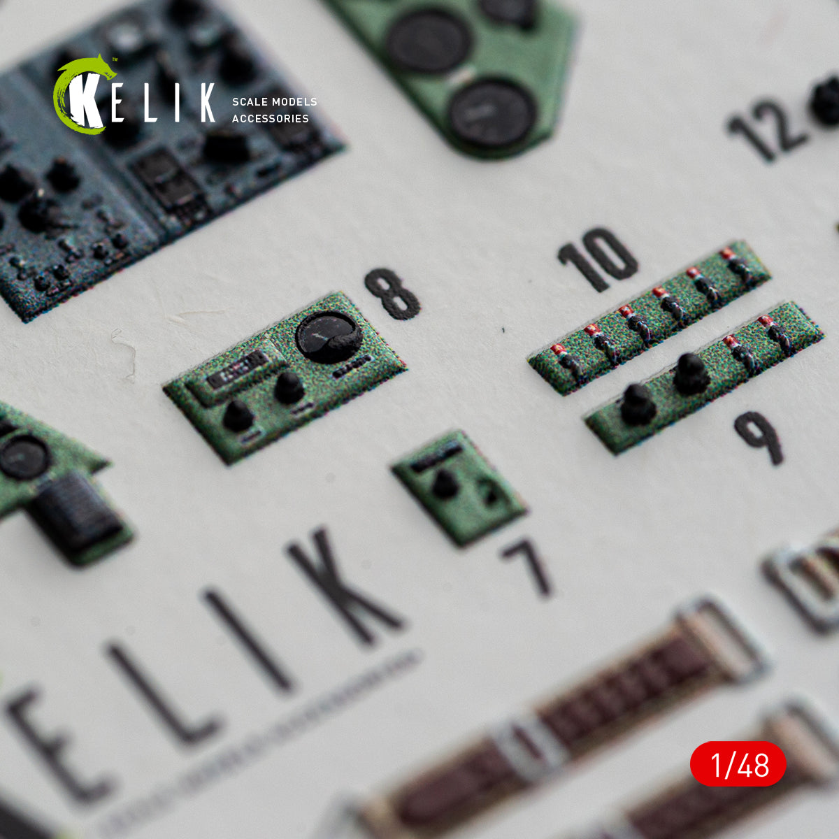 KELIk Aichi K48196 D3A2 Val - interior 3D decals for Wingsy Kits kit 1/48 – immagine 7