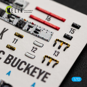 KELIK K72236 T-2C BUCKEYE - interior 3D decals for Wolfpack kit 1/72 – image 7