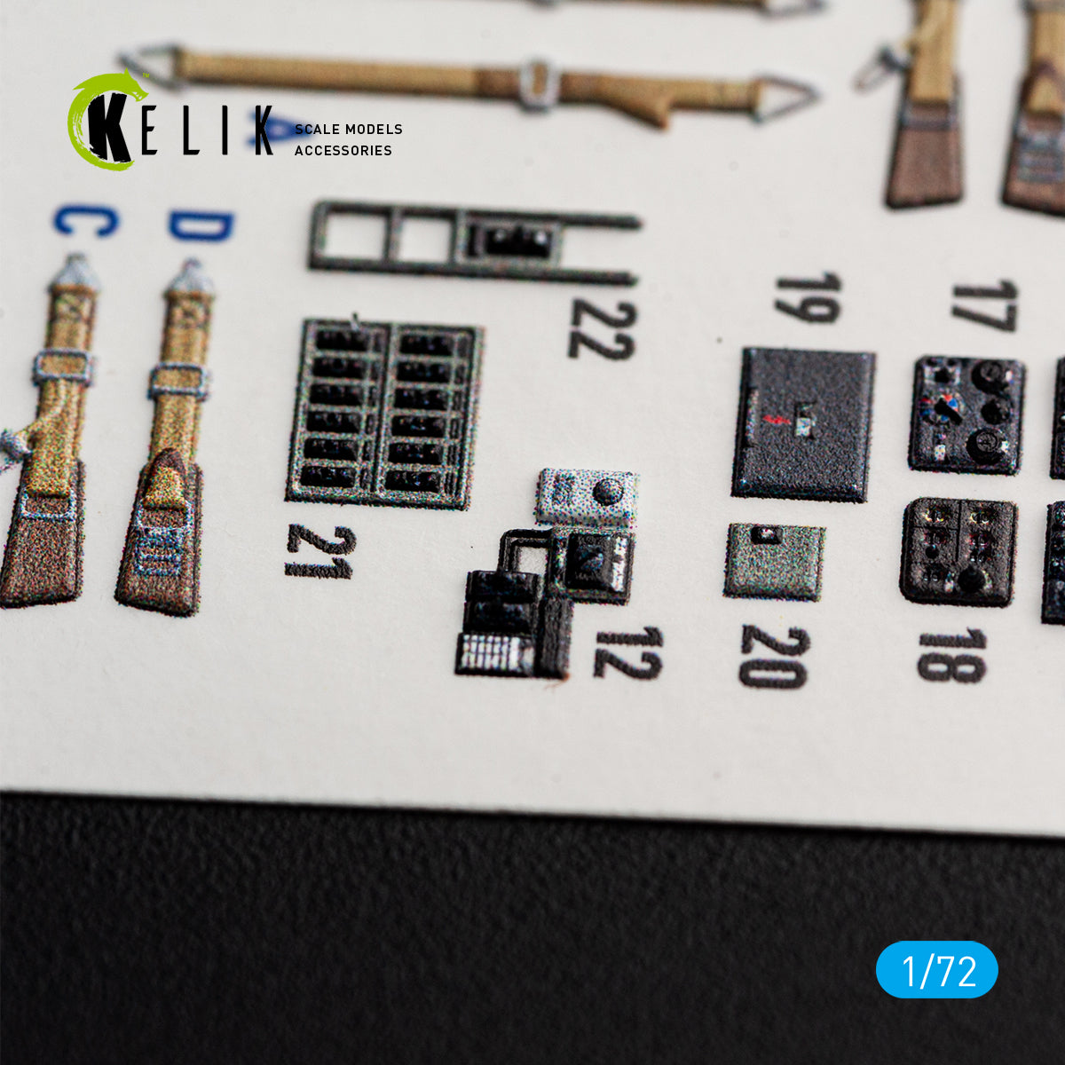 KELIK K72240 FW-200 C-5/C-8 - interior 30 decals for Revell kit 1/72 – imagen 7