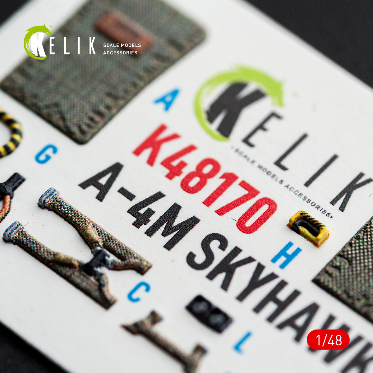 KELIK K48170 A-4M SKYHAWK - interior 3D decals for Hasegawa kit (1/48) – imagen 4