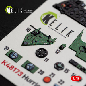 KELIK K48173 Hurricane Mk.IIC - interior 3D decals for HobbyBoss kit 1/48 – imagen 8