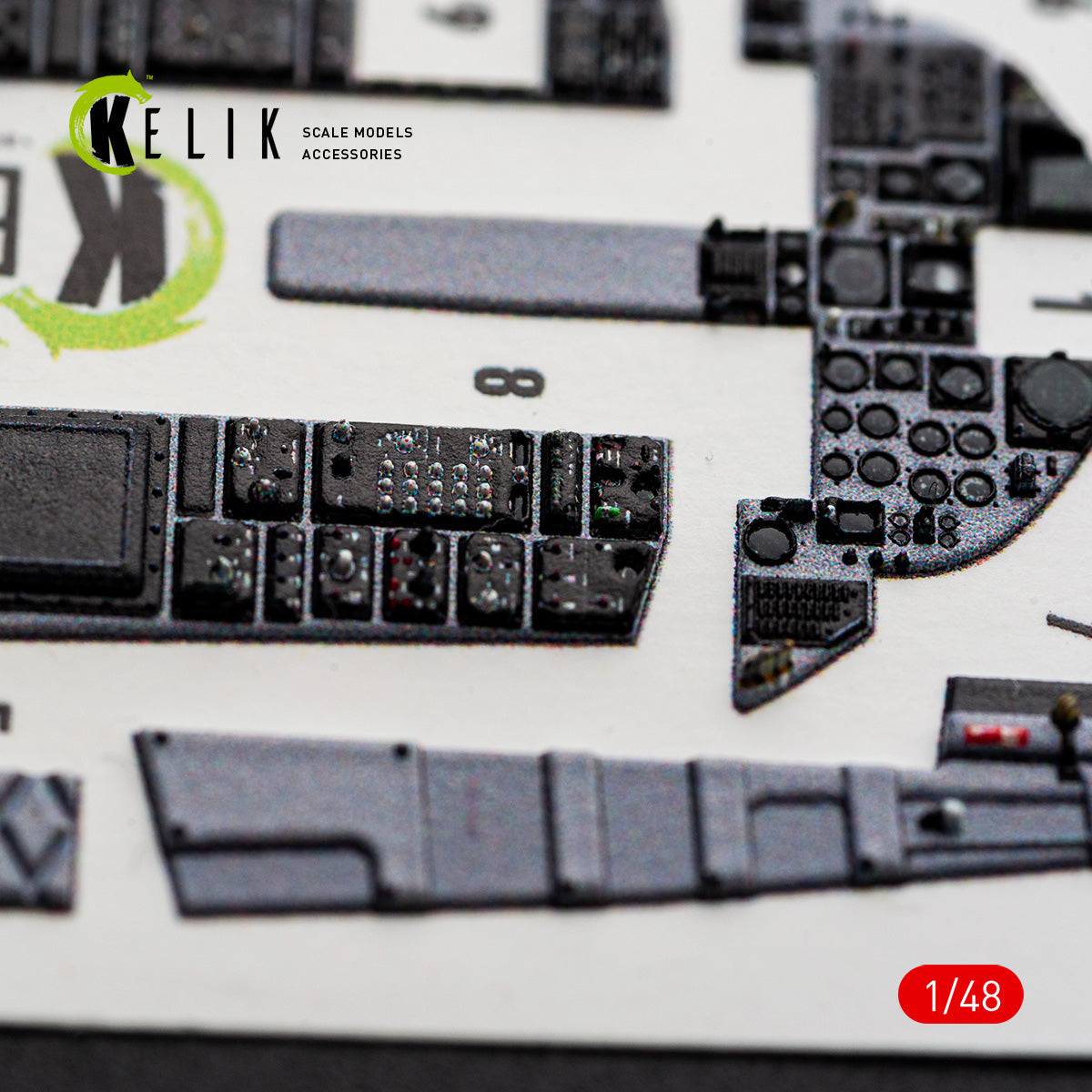KELIK K48179 F-15A - interior 3D decals for Hasegawa kit 1/48 – Bild 10
